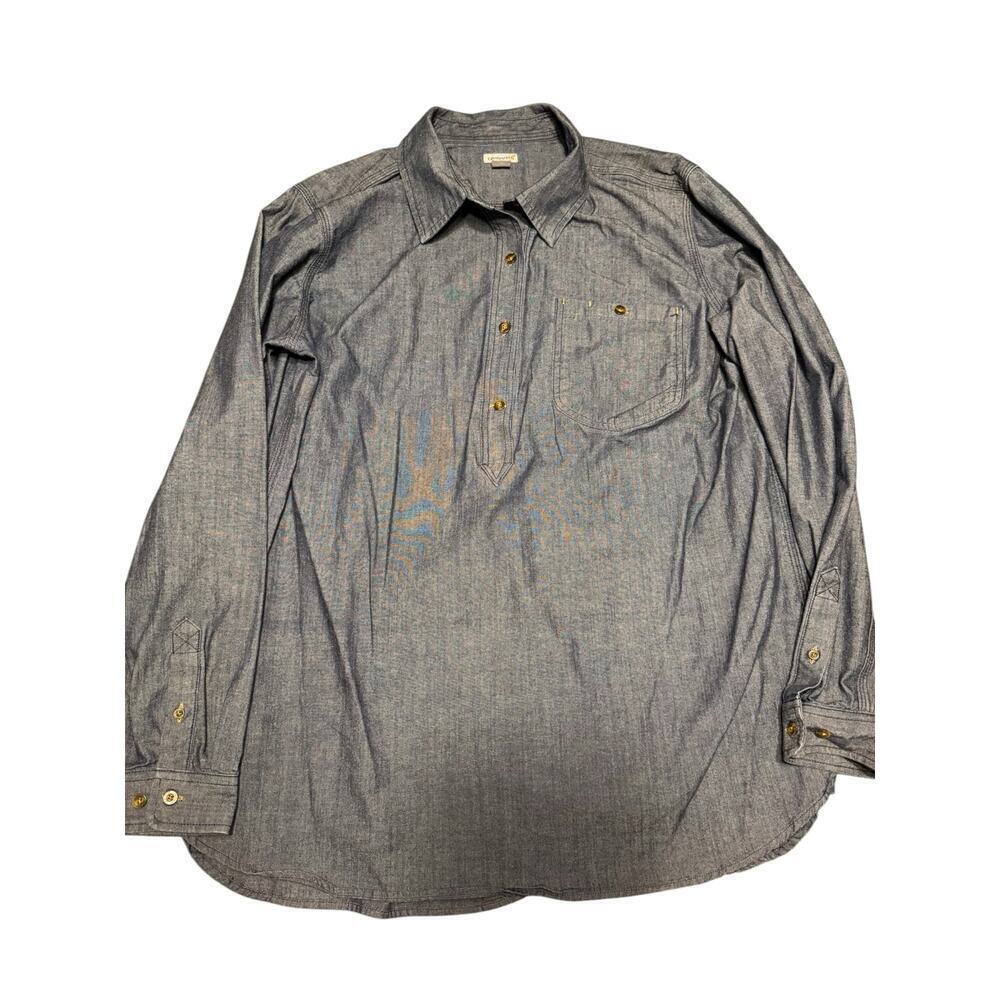 Carhartt Women’s  Shirt Blue Size XL Button Up Front